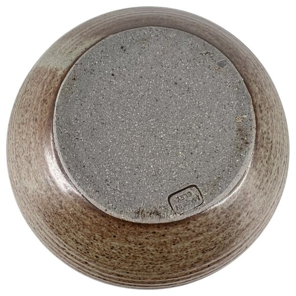 Vintage Hand Thrown Studio Pottery Stoneware Small Lidded Casserole Dish Handles - Picture 9 of 11